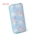 Load image into Gallery viewer, Women Unicorn Wallet Clutch Long Leather Purse Card Holder Phone Zipper Handbags
