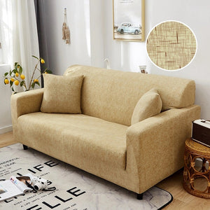 Cross Pattern Elastic Sofa Cover