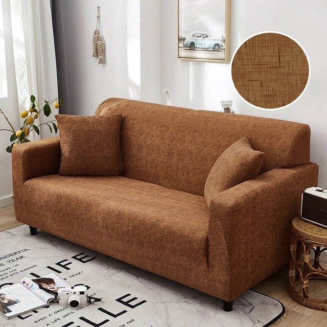 Cross Pattern Elastic Sofa Cover