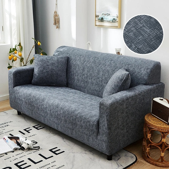 Cross Pattern Elastic Sofa Cover