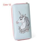 Load image into Gallery viewer, Women Unicorn Wallet Clutch Long Leather Purse Card Holder Phone Zipper Handbags
