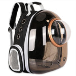 Load image into Gallery viewer, Cat Backpack Designer Luxury Dog Travel Bag Space Capsule Bubble Transparent Portable Pet Carrier
