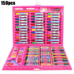 Load image into Gallery viewer, 208 PCS Kid Draw Set Colored Pencil Crayon Watercolors Pens With Drawing Board Drawing Set Toy School Supplies Kid Gifts|Drawing Toys|
