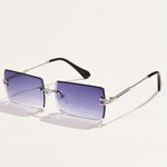 Load image into Gallery viewer, Fashion Rimless Rectangle Sunglasses
