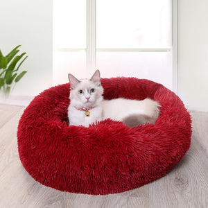 Dog Pet Bed Kennel Round