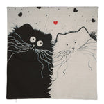 Load image into Gallery viewer, Cartoon Cat Pillow Cover
