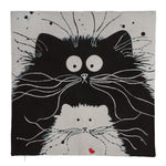 Load image into Gallery viewer, Cartoon Cat Pillow Cover
