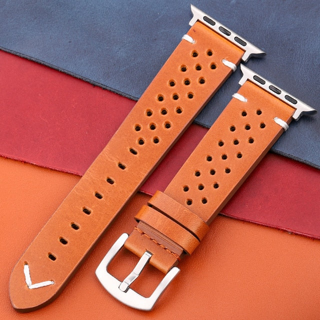 Genuine Leather Strap For Apple Watch