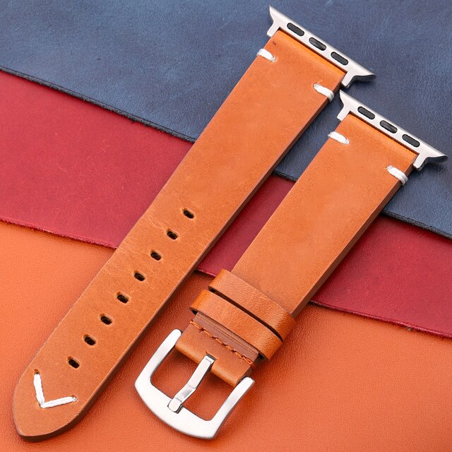 Genuine Leather Strap For Apple Watch