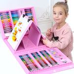 Load image into Gallery viewer, 208 PCS Kid Draw Set Colored Pencil Crayon Watercolors Pens With Drawing Board Drawing Set Toy School Supplies Kid Gifts|Drawing Toys|
