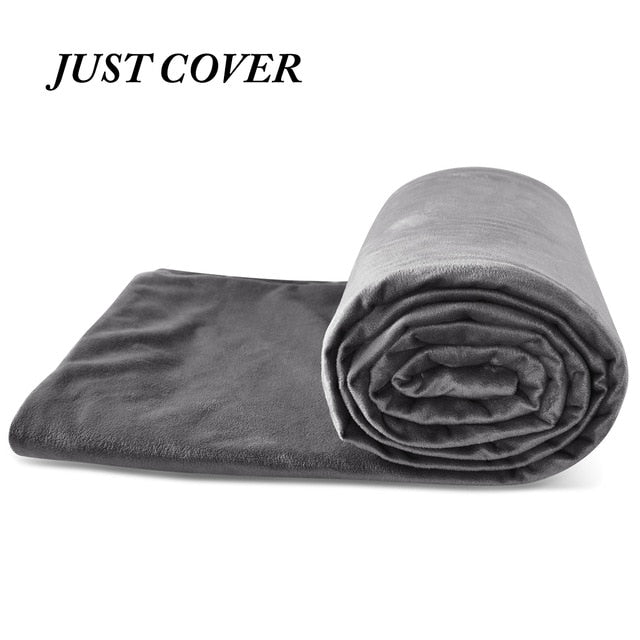 6.8kg/9kg Weighted Blanket Adult Full Queen Size Cotton cover heavy blanket reduce Anxiety quilt for bed sofa winter comforter