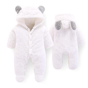 2019 Newborn Baby Winter Hoodie Clothes Polyester Infant Baby Girls Pink Climbing New Spring Outwear Rompers 3m 12m Boy Jumpsuit