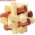 Load image into Gallery viewer, Hot Sale Wooden Intelligence Toy Chinese Brain Teaser Game 3D IQ Puzzle For Kids Adults Understanding Thinking Practical Ability
