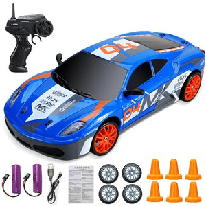 2.4G High speed Drift Rc Car 4WD Toy Remote Control AE86 Model GTR Vehicle Car RC Racing Cars Toy for Children Christmas Gifts High speed Drift Rc Car 4WD Toy Remote Control AE86 Model GTR Vehicle Car RC Racing Cars Toy for Children Christmas Gifts