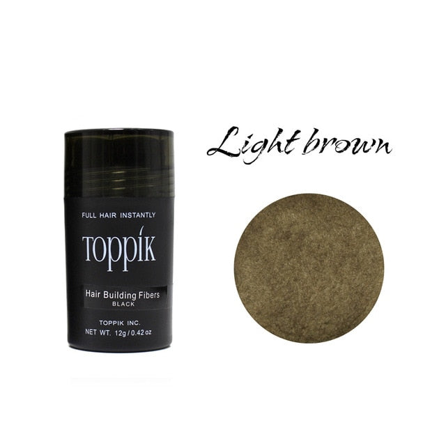 Toppik keratin hair building fibers Thicker Anti Hair Loss Products 12g Concealer Refill Thickening Fiber Hair Powders Growth