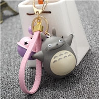 Extremely Cute My Neighbor Totoro Chinchillidae Keychain Pendant Fit For Bag Charms Purse Accessory Miyazaki Hayao Comic Fans