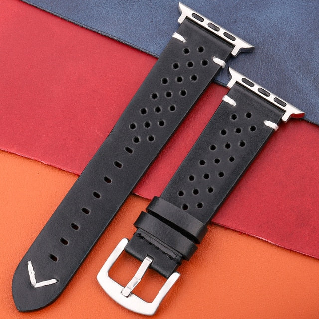 Genuine Leather Strap For Apple Watch