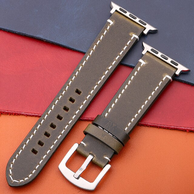 Genuine Leather Strap For Apple Watch