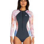 Load image into Gallery viewer, New Womens Long Sleeves Surf Bathing Suit One Piece Suit Swimwear Beachwear Printed Bathers Rash Guard Swim Maillot De Bain Surf| |
