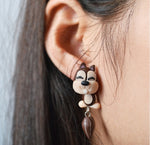 Load image into Gallery viewer, Cute Animal Earrings For Women Girls Hanging 3D Cartoon Lovely Cat Dog Stud Earrings Polymer Clay Ear Stud 2020 Trend Jewelry|Stud Earrings|
