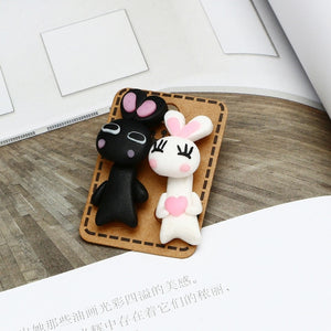 Cute Animal Earrings For Women Girls Hanging 3D Cartoon Lovely Cat Dog Stud Earrings Polymer Clay Ear Stud 2020 Trend Jewelry|Stud Earrings|