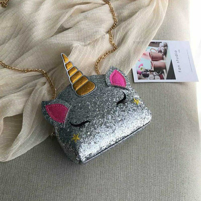 Cute Women Girls Shoulder Bag Cattoon Unicorn Mini Bags Travel Crossbody Bag Go!