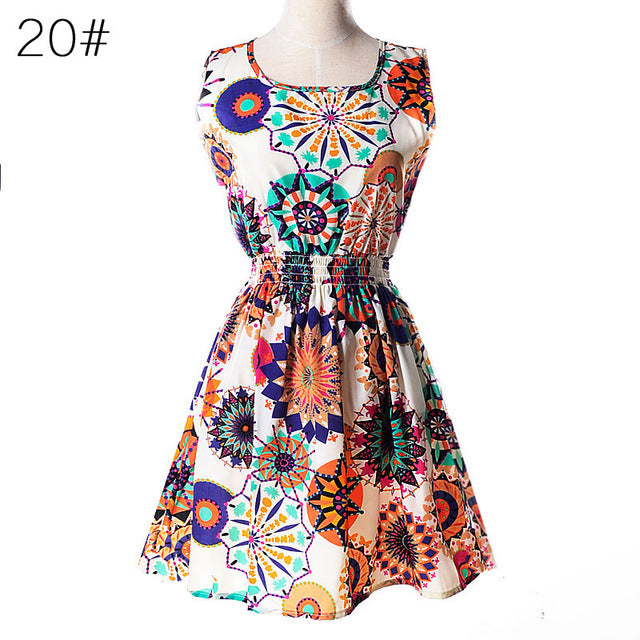 Casual Summer Dress Women Clothes 2018 Sexy Floral Chiffon Short Party Dresses Korean Elegant Vestido De Festa Verano Robe Femme