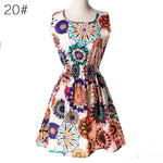 Load image into Gallery viewer, Casual Summer Dress Women Clothes 2018 Sexy Floral Chiffon Short Party Dresses Korean Elegant Vestido De Festa Verano Robe Femme
