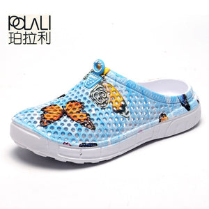 2019 womens casual Clogs Breathable beach sandals valentine slippers summer slip on women flip flops shoes home shoes for women