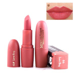 Load image into Gallery viewer, New MISS ROSE Lipstick Matte Waterproof Velvet Lip Stick 18 Colors Sexy Red Brown Pigments Makeup Matte Lipsticks Beauty Lips
