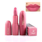 Load image into Gallery viewer, New MISS ROSE Lipstick Matte Waterproof Velvet Lip Stick 18 Colors Sexy Red Brown Pigments Makeup Matte Lipsticks Beauty Lips
