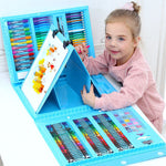 Load image into Gallery viewer, 208 PCS Kid Draw Set Colored Pencil Crayon Watercolors Pens With Drawing Board Drawing Set Toy School Supplies Kid Gifts|Drawing Toys|
