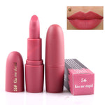 Load image into Gallery viewer, New MISS ROSE Lipstick Matte Waterproof Velvet Lip Stick 18 Colors Sexy Red Brown Pigments Makeup Matte Lipsticks Beauty Lips
