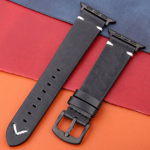 Genuine Leather Strap For Apple Watch