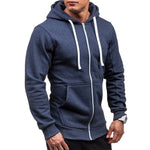 Load image into Gallery viewer, Spring Fall Male Cardigan Full Zip Hoodie Long Sleeve Hooded Sweatshirt Tech Fleece Plus Size Coat Jacket Warm Jumper Outwear
