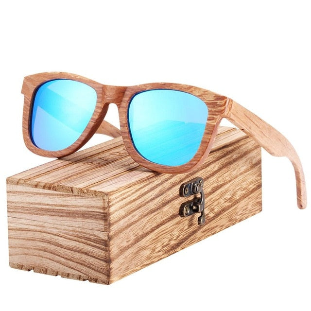 BARCUR Natural Wooden Sunglasses