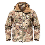 Load image into Gallery viewer, TACVASEN Army Camouflage Men Jacket Coat Military Tactical Jacket Winter Waterproof Soft Shell Jackets Windbreaker Hunt Clothes
