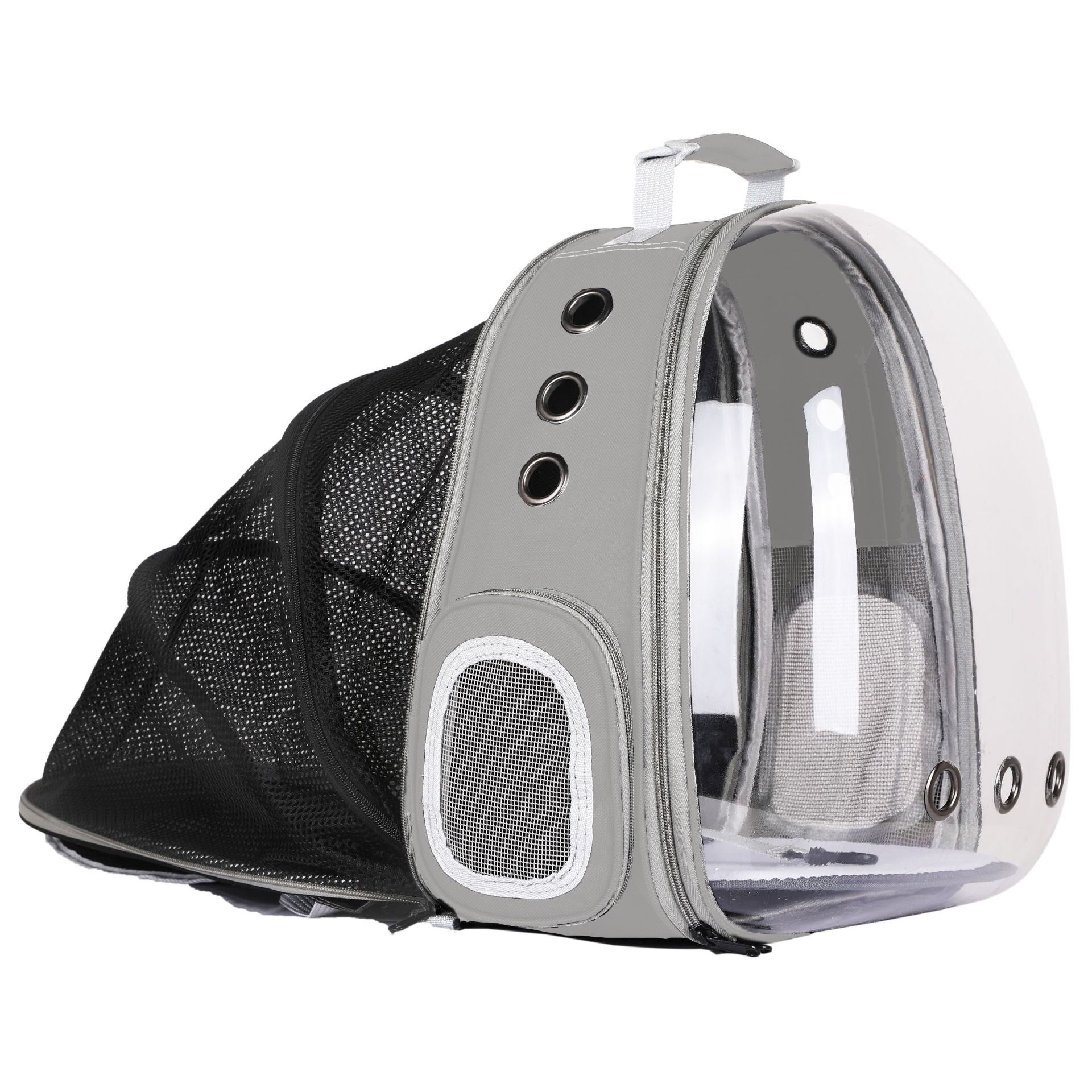 Expandable Cat Travel Backpack Portable Small Dog Bag Carry Luxury Pet Transparent Carrier