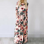 Load image into Gallery viewer, 2018 Summer Long Dress Floral Print Boho Beach Dress Tunic Maxi Dress Women Evening Party Dress Sundress Vestidos de festa XXXL
