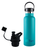 Load image into Gallery viewer, TARI Stainless Steel Bottle Wide Mouth Leakproof Flex Cap Insulated 18.5 Oz
