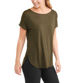 Load image into Gallery viewer, Avia Women&#39;s Active Short Sleeve Crewneck T-Shirt With Mesh Insert
