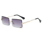 Load image into Gallery viewer, Fashion Rimless Rectangle Sunglasses
