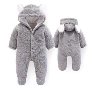 2019 Newborn Baby Winter Hoodie Clothes Polyester Infant Baby Girls Pink Climbing New Spring Outwear Rompers 3m 12m Boy Jumpsuit