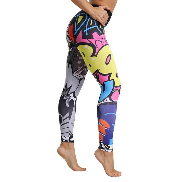 Vertvie Honeycomb Printed Yoga Pants Women Push Up Professional Running Fitness Gym Sport Leggings Tight Trouser Pencil Leggins