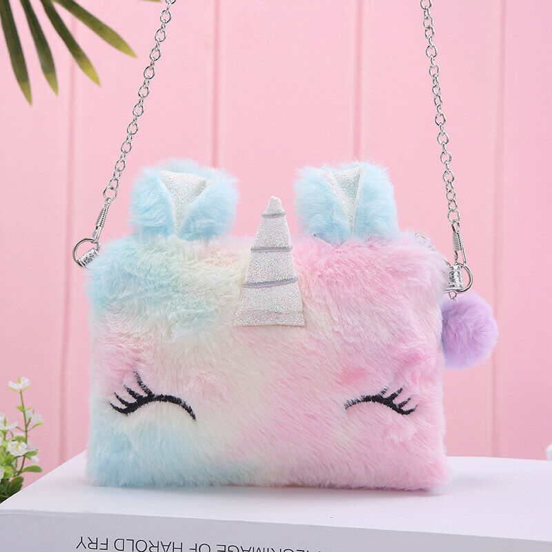 Cute Women Girls Shoulder Bag Cattoon Unicorn Mini Bags Travel Crossbody Bag Go!