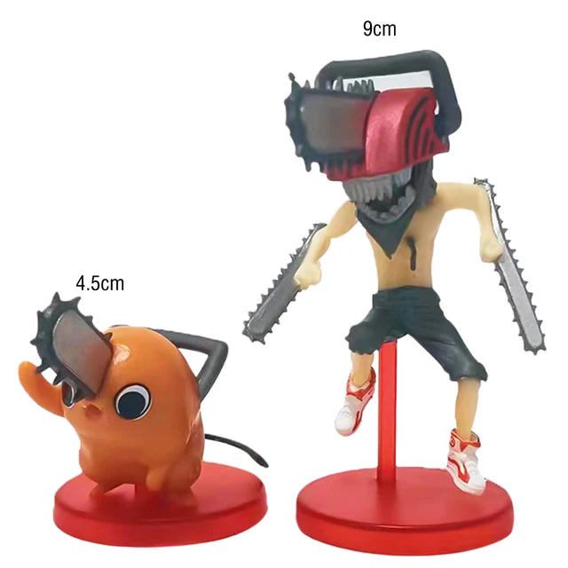 Chainsaw Man Figure w/ Pochita 4-9cm