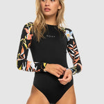 Load image into Gallery viewer, New Womens Long Sleeves Surf Bathing Suit One Piece Suit Swimwear Beachwear Printed Bathers Rash Guard Swim Maillot De Bain Surf| |
