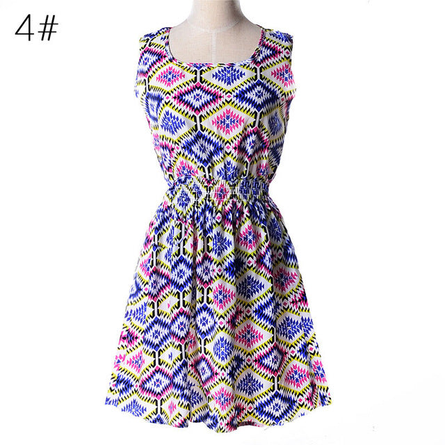 Casual Summer Dress Women Clothes 2018 Sexy Floral Chiffon Short Party Dresses Korean Elegant Vestido De Festa Verano Robe Femme