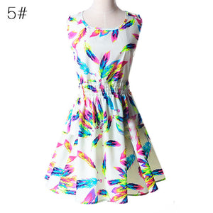 Casual Summer Dress Women Clothes 2018 Sexy Floral Chiffon Short Party Dresses Korean Elegant Vestido De Festa Verano Robe Femme