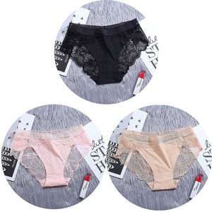 3Pcs/Lot Lace Women's Panties Sets